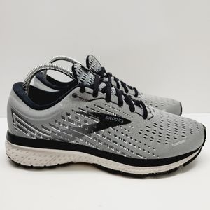 Brooks Ghost 13 Running Sneaker, Men's Size 9 2E, Gray/Black